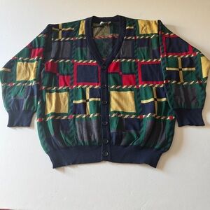 Montegrappa Vintage 100% Wool Merinos Sweater unisex Size 50 Made Italy Casual